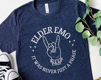 Elder Emo Shirt, Emo Shirt, Emo Subculture Shirt, Emo Gift, Emo Tees, Emo T-shirt, Scene shirt, It was never a phase