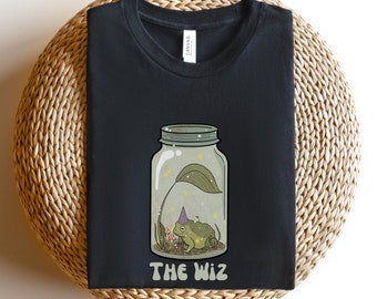 Funny Frog Shirt, Frog And Mushroom Shirt, Cute Frog Shirt, Women frog Shirt, Mushroom T Shirt, Mushroom Shirt, Funny Animal Shirt, The Wiz