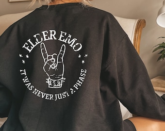Elder Emo Shirt, When We Were Young Festival, Emo Gift, Emo Tees, Emo T-shirt, Scene shirt, It was never a phase