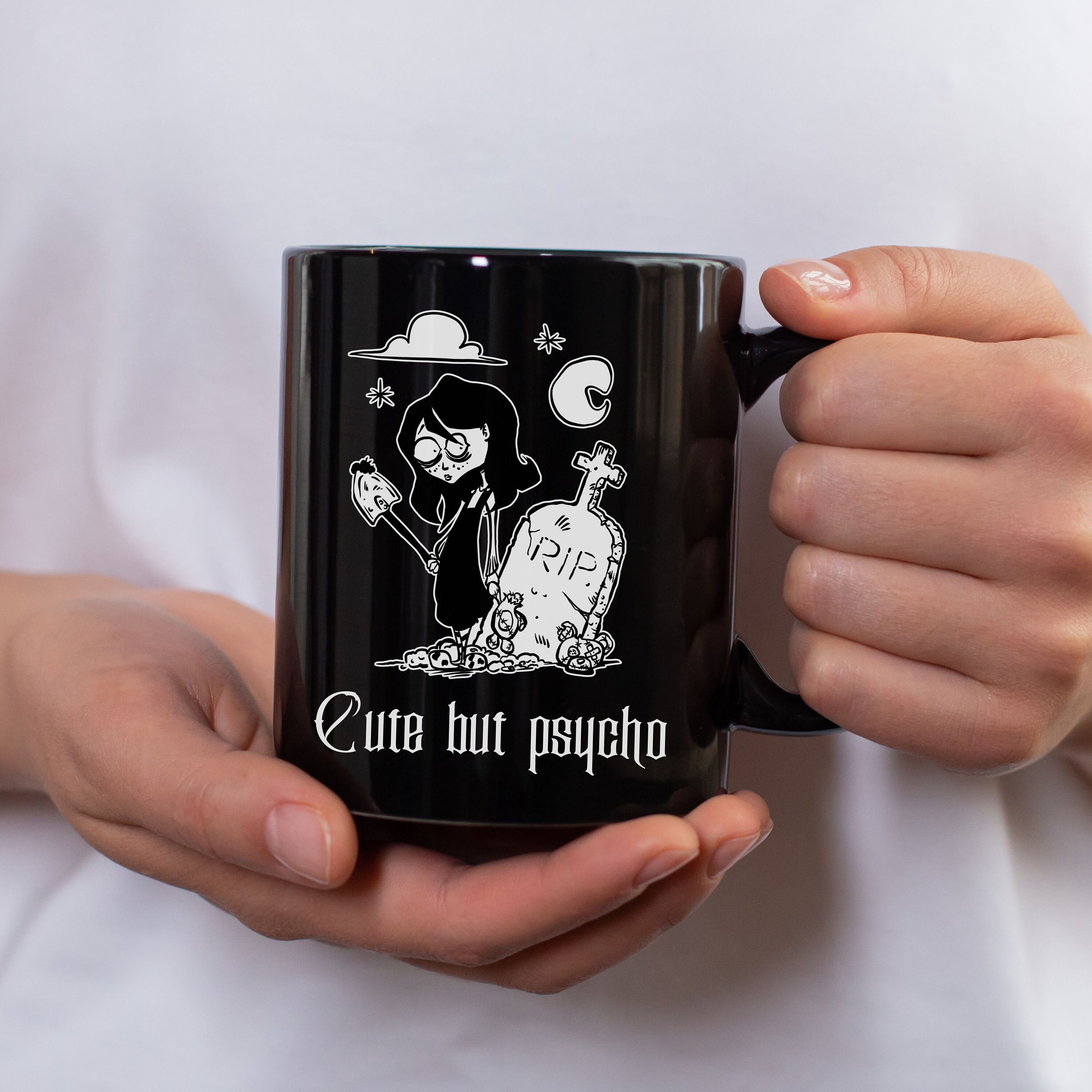 Personalised Elder Emo Mug for Boyfriend, Emo Gifts for Him, It