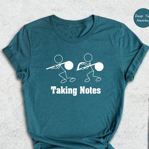 Taking Notes Shirt, Funny Musician Shirt, Music Lover Shirt, Funny Notes Shirt, Musician Gift, Pianist Gift, Music Teacher Gift, image 1