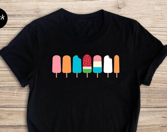 Popsicle Shirt, Ice Cream Shirt, Summer Popsicle Shirt, Ice Cream Lover, Cute Popsicle T-Shirt, Summer Time Shirt