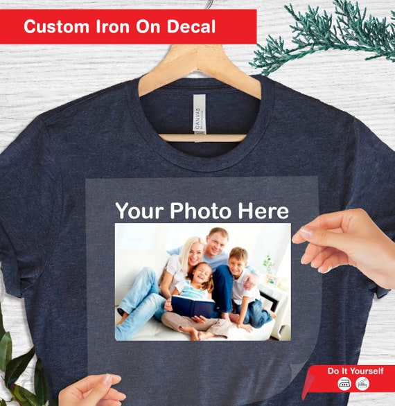 Custom Photo Iron on Transfer, Make Your Own DTF, Ready to Print, Family  Picture Decal, Custom Heat Transfer, Birthday Photo DTF 