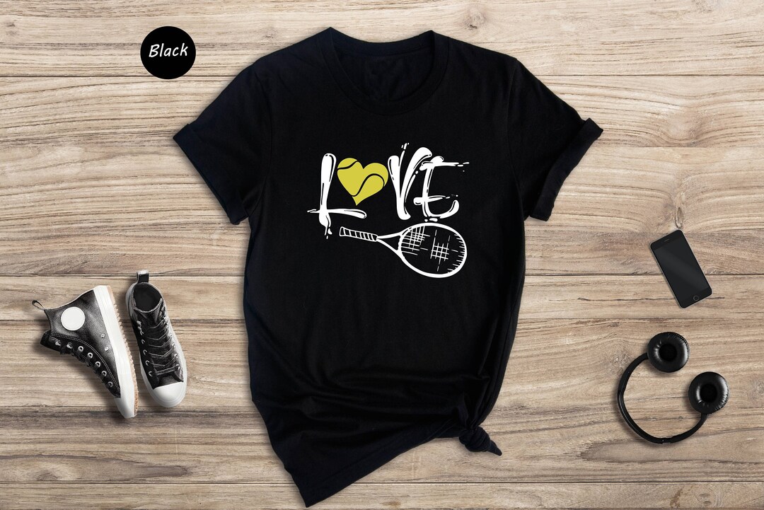 Love Tennis Shirt, Tennis Player Shirt, Tennis Balls Shirt, Tennis