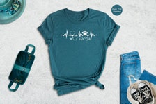 CafePress - LVT Licensed Vet Tech Design Cute Dark T Shirt - Women's Dark T- Shirt 