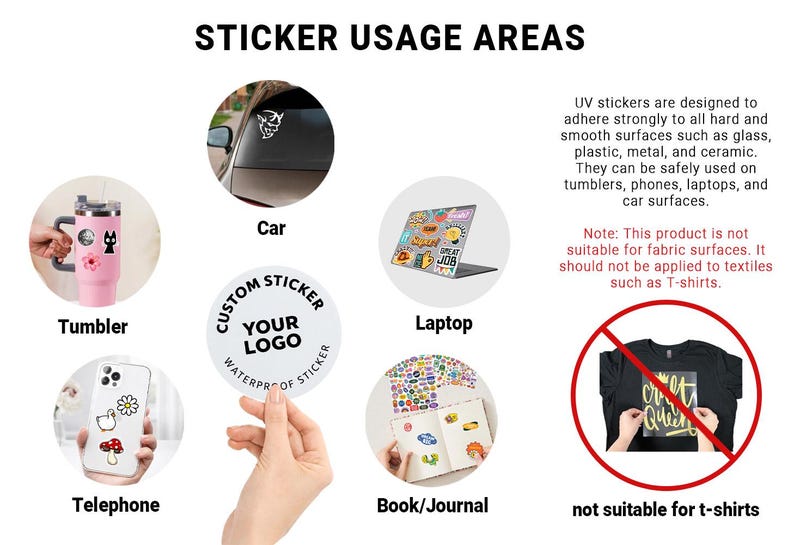 Create Your Own Text Decal - Personalized Vinyl Lettering UV Sticker ...