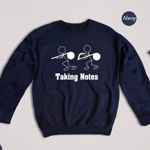 Taking Notes Shirt, Funny Musician Shirt, Music Lover Shirt, Funny Notes Shirt, Musician Gift, Pianist Gift, Music Teacher Gift, image 7