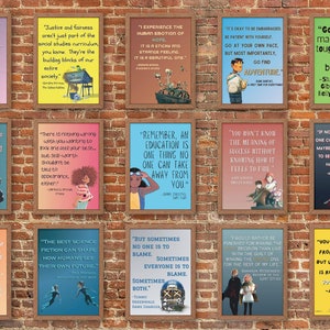 Citas de libros para jóvenes de 1 a 5 años n.° 2: 15 carteles para tu aula o biblioteca con citas motivacionales de la literatura para jóvenes de 1 a 5 años