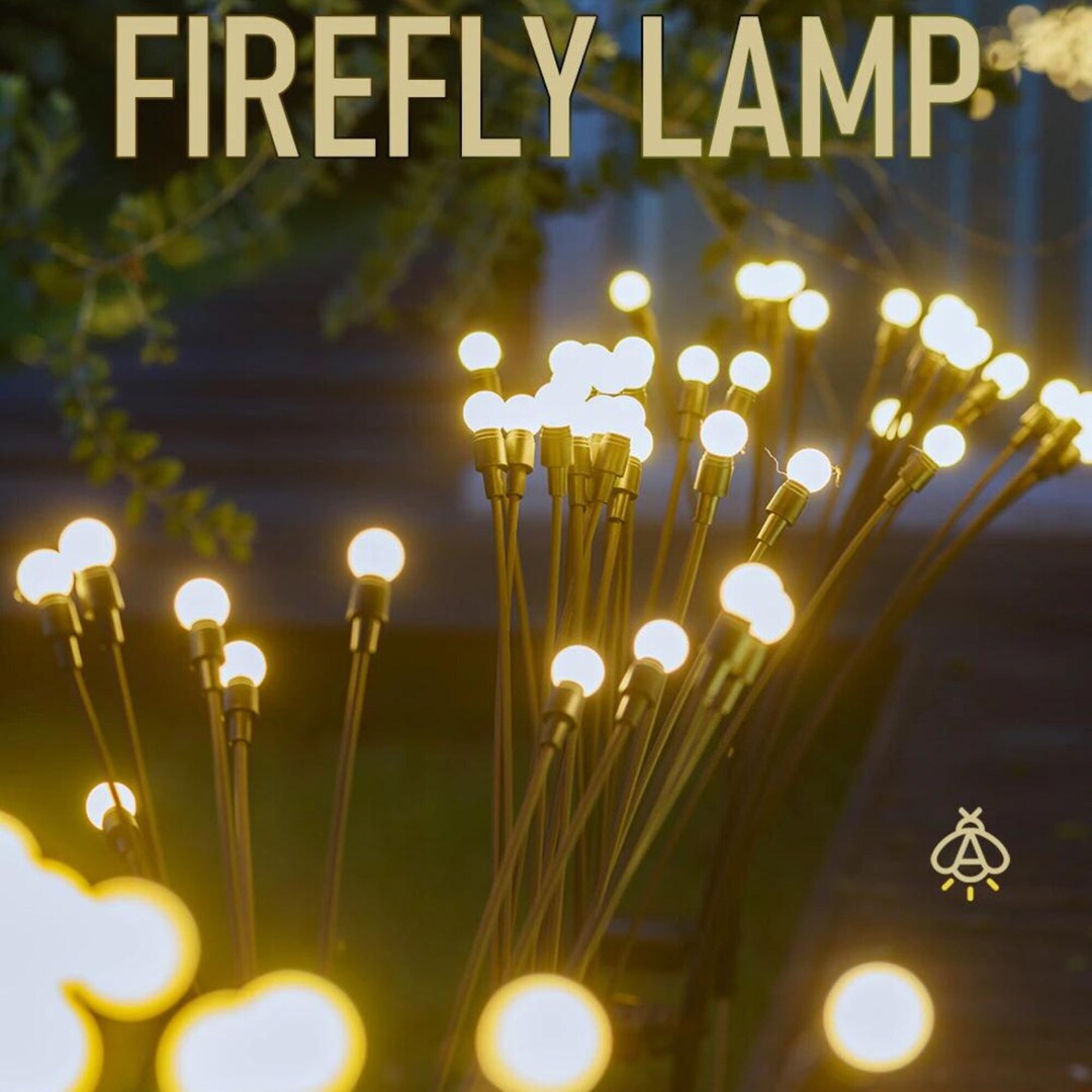 Garden Solar Fireflies Landscape Light Intelligent Light LED Etsy