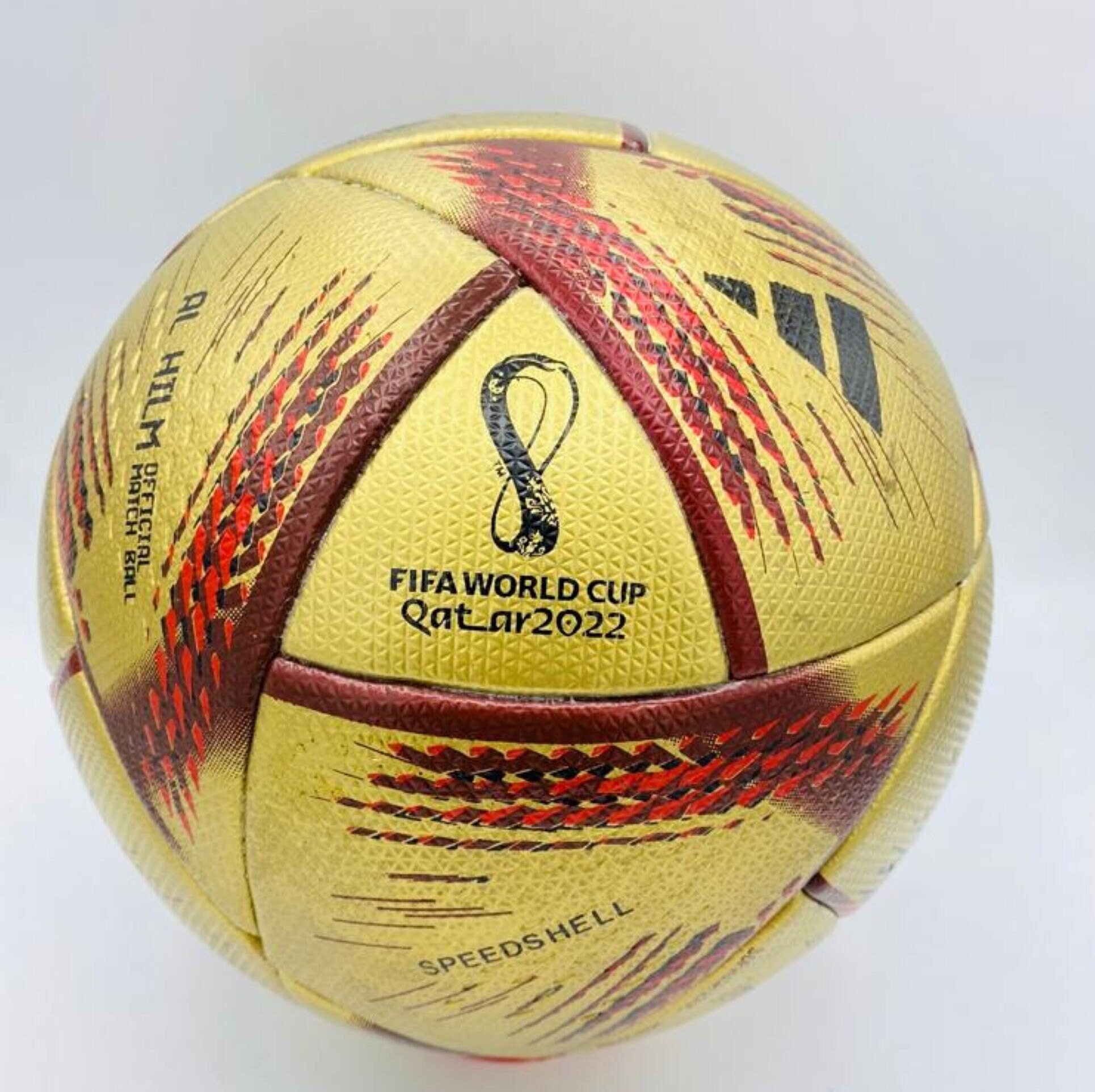 Al Rihla Speedshell Final Soccer Ball Gold Size 5 Fifa World Etsy