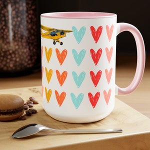 J3 Cub Coffee Mug, 15oz, Pilot Gift, Vintage Aviation