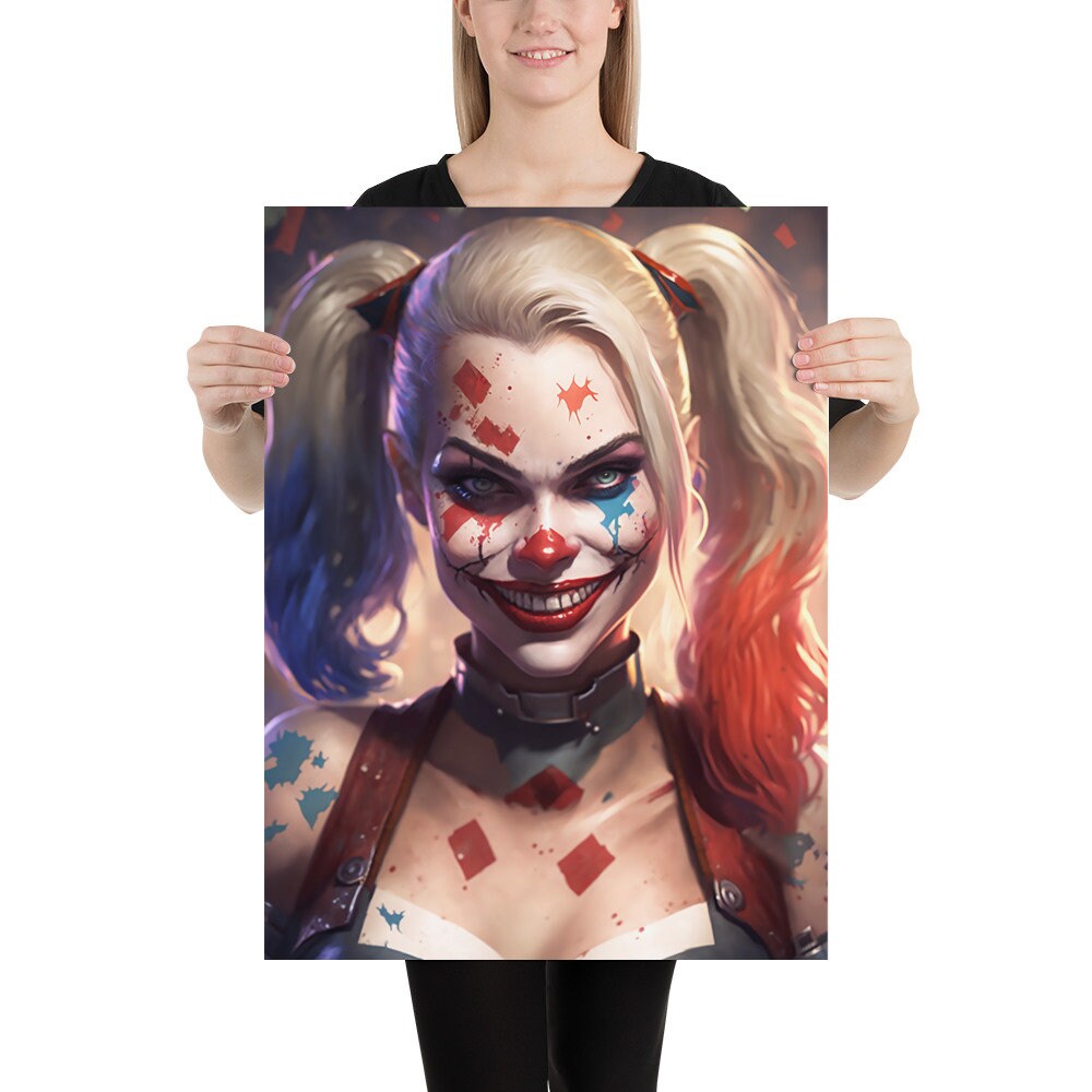 Harley Quinn Poster Etsy