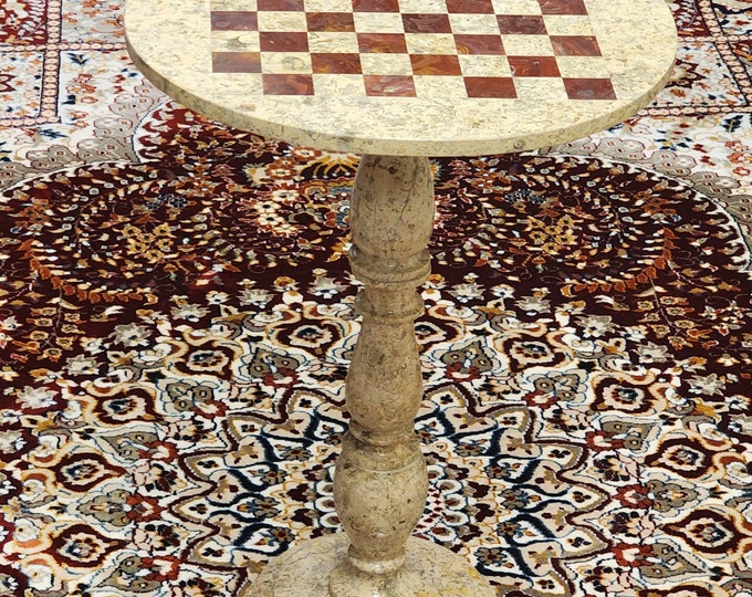 Marble Chess Set Chess Table With Large Marble Chess Pieces Chess Board