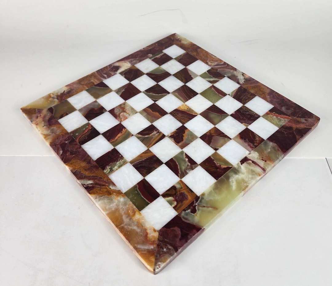 12 Marble Chess Board ONLY Chess Board Marble Stone Etsy