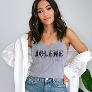 Jolene You Can Have Him Raceback Tank, Cowgirl Tank, Rodeo Tank, Country Mom Gift, Country Music Tank, County Song Tank, 1970s Music Tank