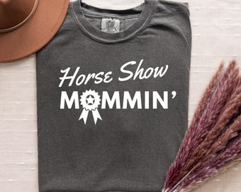 Pferde Show Mom T-Shirt: Reiter Barn Life Tee