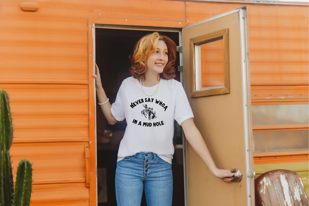 WHOA Graphic Tee | Western Rodeo Shirt, Gift for Cowgirl - Etsy
