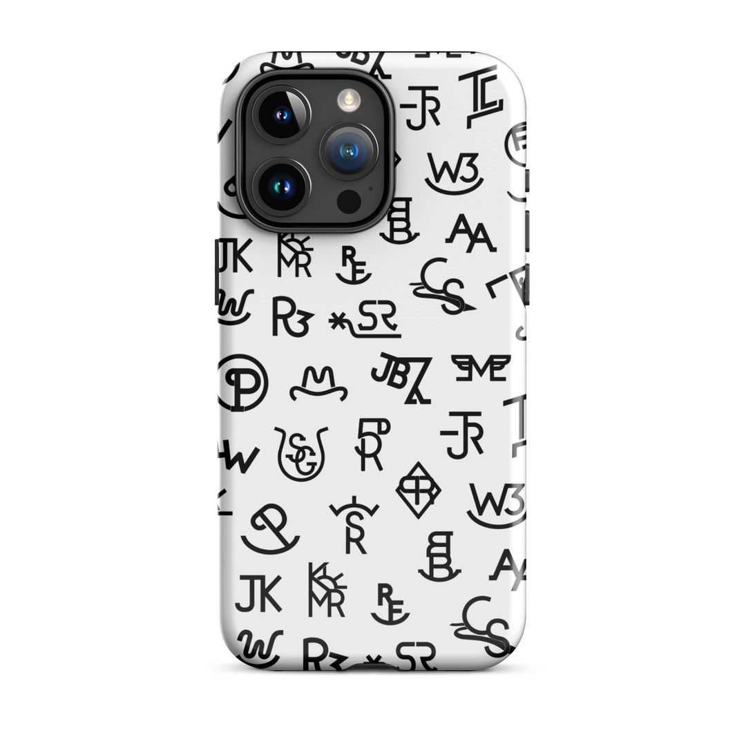 Cattle Brand Western Tough IPhone Case Rodeo Case Cowgirl Gift Gift For application-for-cowgirl-advisory-group