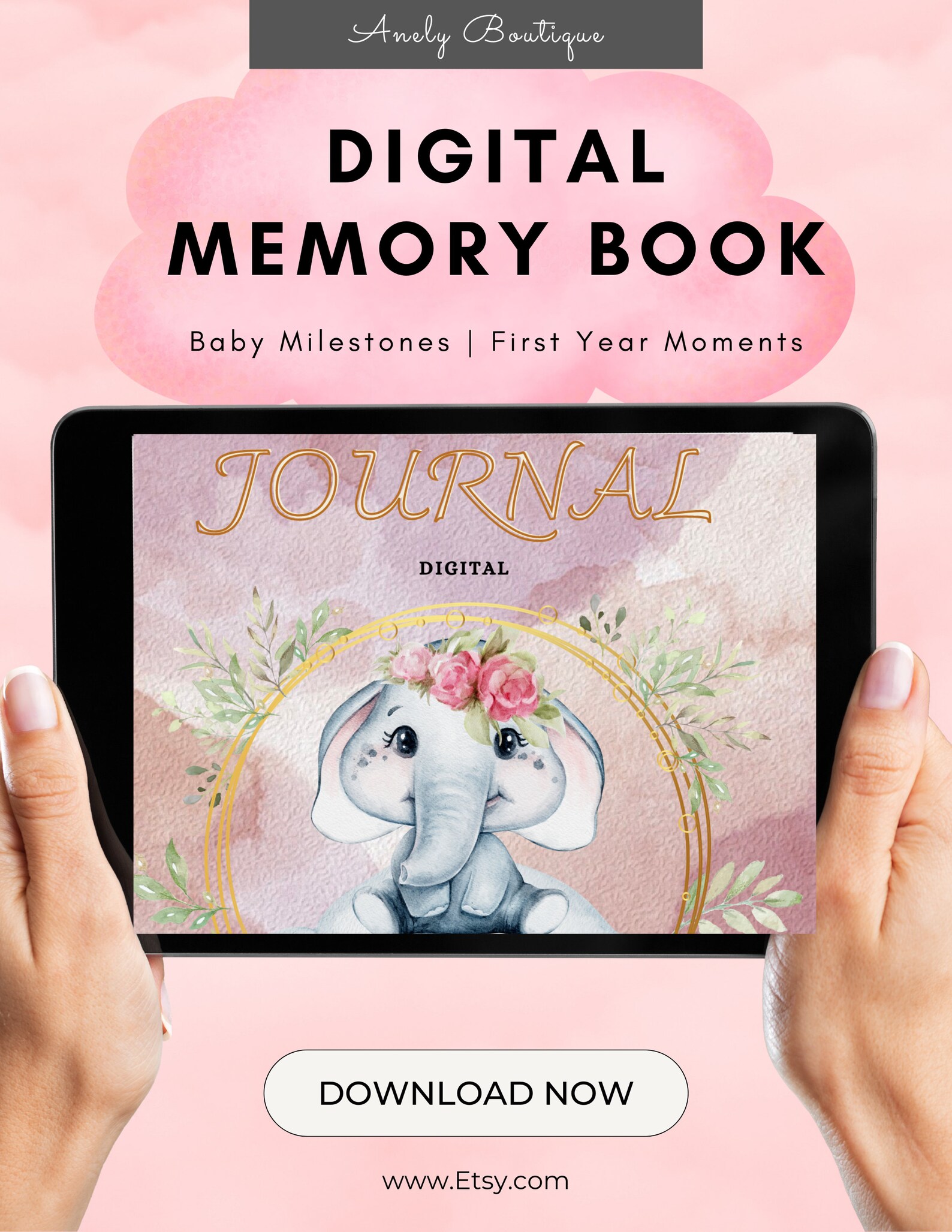 Digital Baby Journal Digital Baby Book Memory Book for Baby Etsy