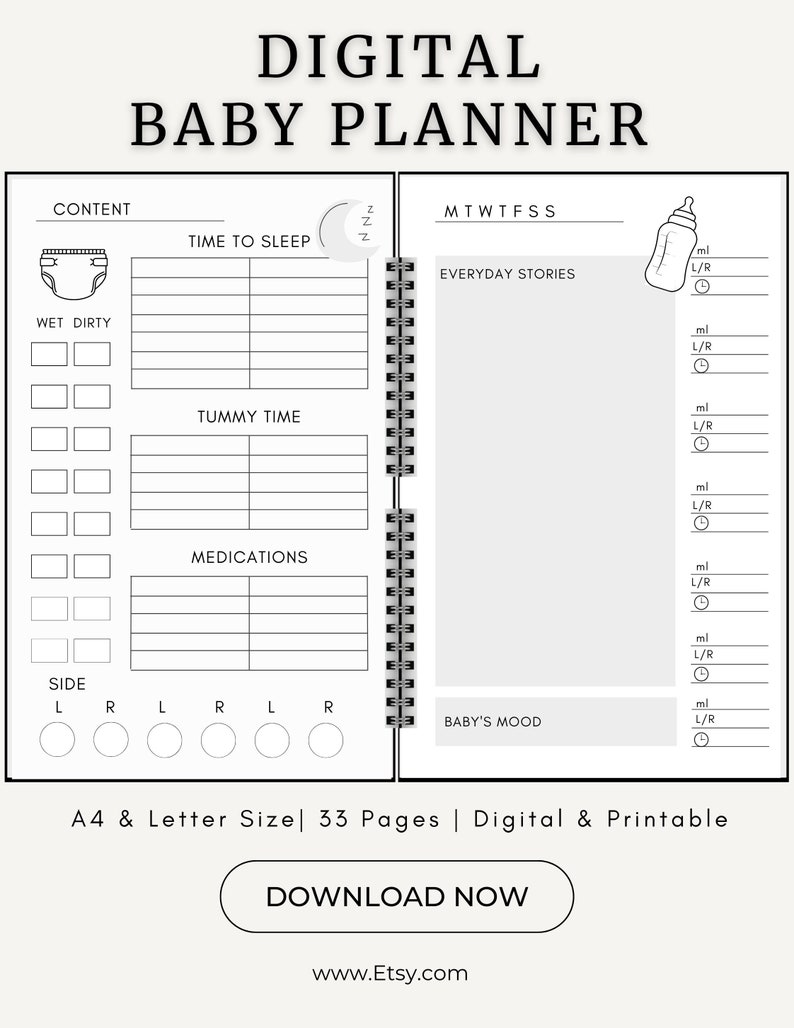 newborn-daily-routine-tracker-for-mom-planner-template-planner-etsy