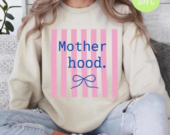 Sudadera de cuello redondo para mamás, camiseta moderna para mamás, ropa para nuevas mamás