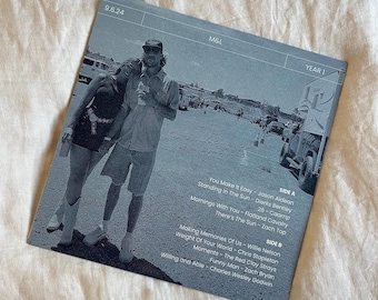 Modèle personnalisé en toile de pochette de disque vinyle - Anniversaire