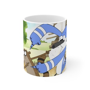 Regular Show Mordecai and Rigby - Ceramic Mug 11oz