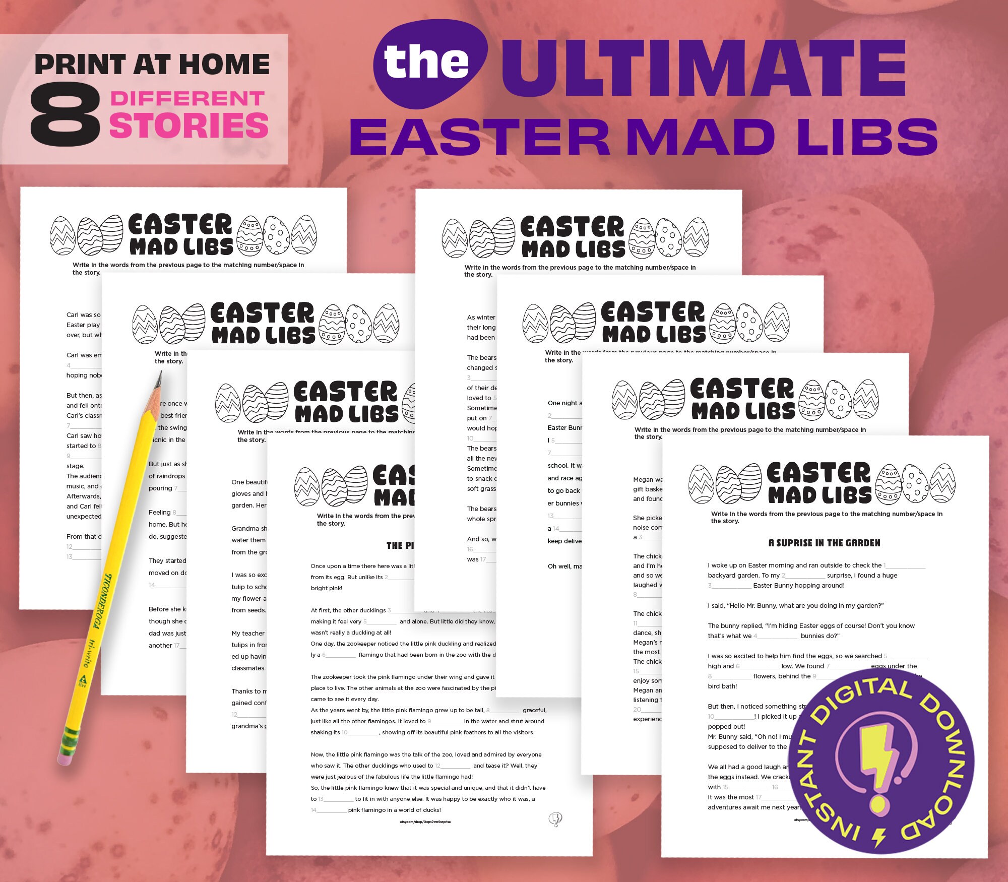 Ultimate Printable Easter Mad Libs for Kids | Fun & Educational Word ...
