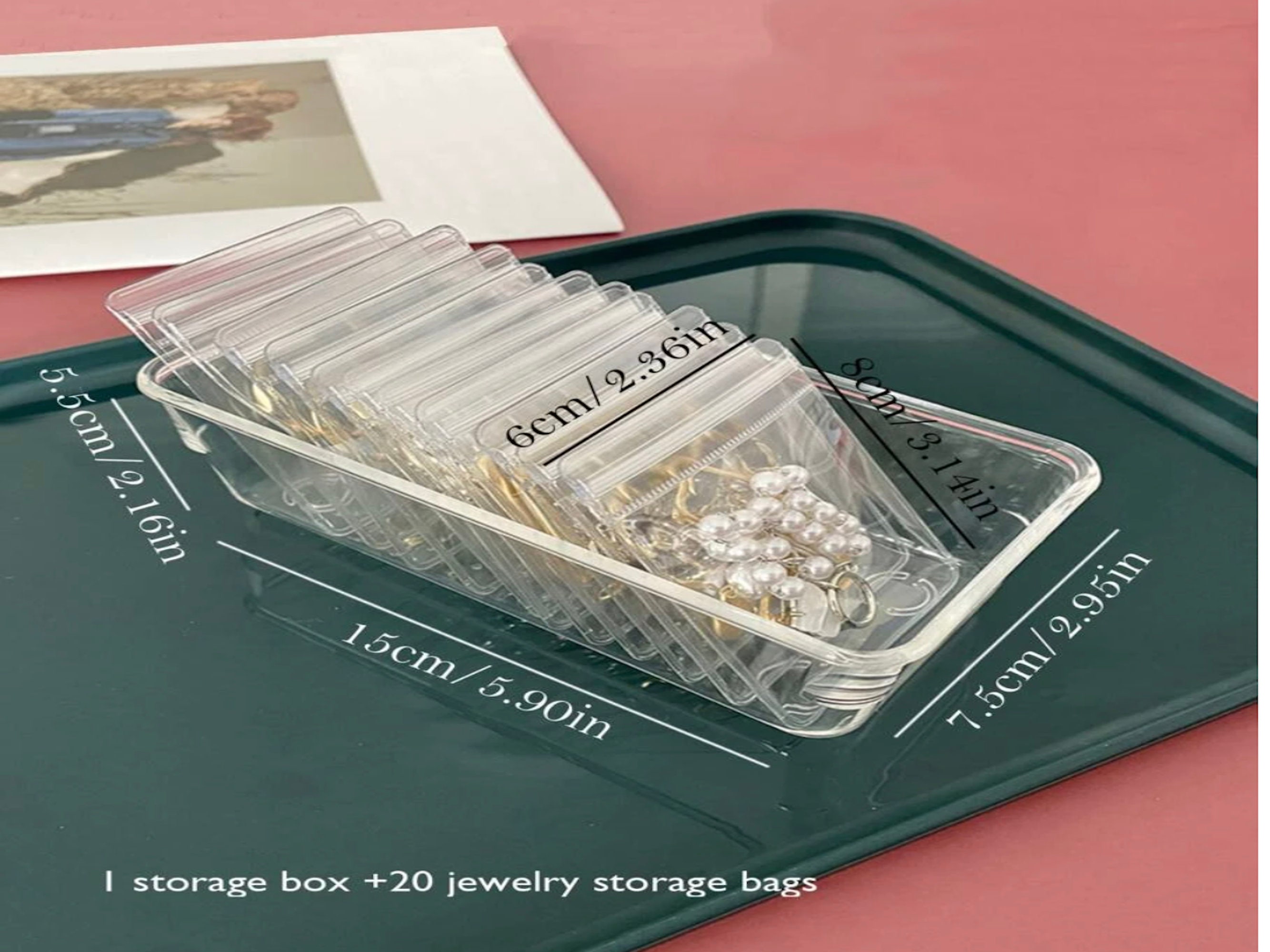 Anti-tarnish Jewelry Storage Bag, 4 Inch Bag, Silver Safe Bags, 5.3m Thick  Jewelry Storage Bags, Zipper Storage Bags, EVA Bags 
