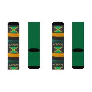 Yardie Socks with all the flag colors