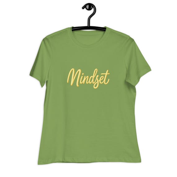 Women's Relaxed T-Shirt, Mindset Tee