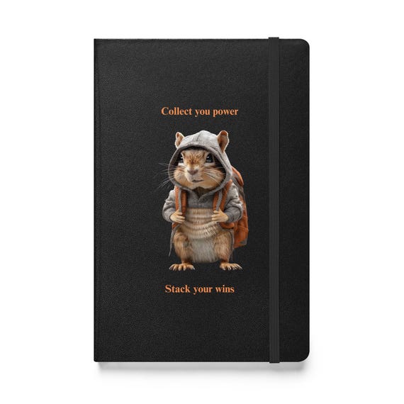 Hardcover bound notebook (Chipmunk)