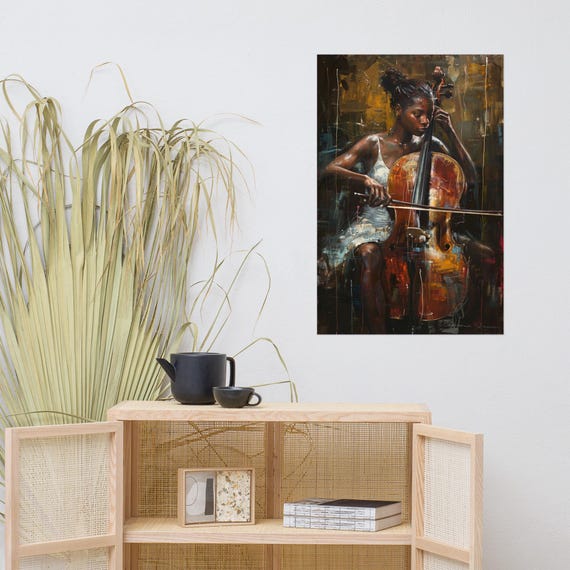 Black Art: Poster Print (The Cellist)