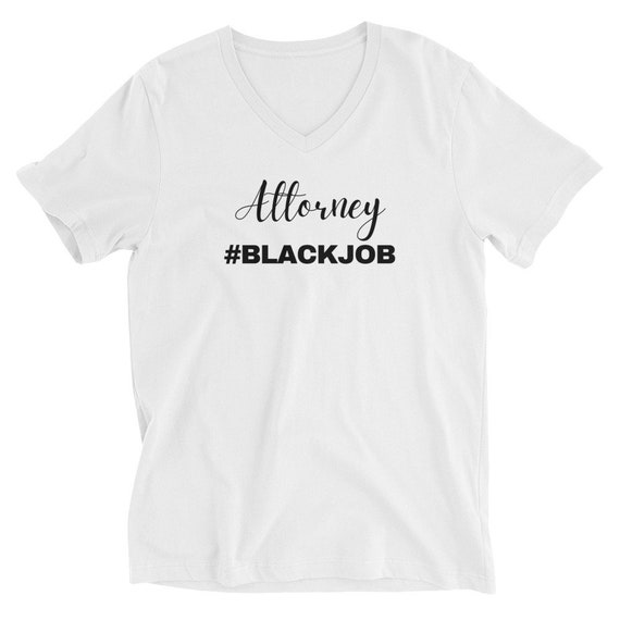 Unisex Short Sleeve V-Neck T-Shirt (Attorney)