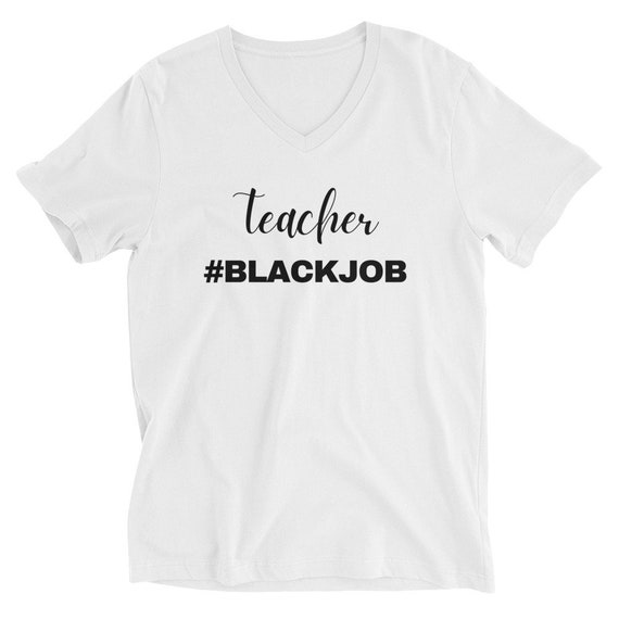 Unisex Short Sleeve V-Neck T-Shirt (Teacher)