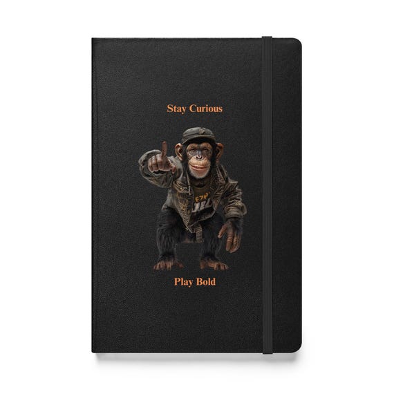 Hardcover bound notebook (Monkey)