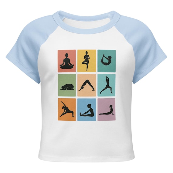 Women’s micro rib raglan baby tee, Yoga shirt, Gift for Yoga Instructor