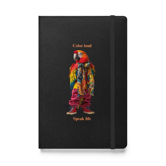Hardcover bound notebook (Parrot)