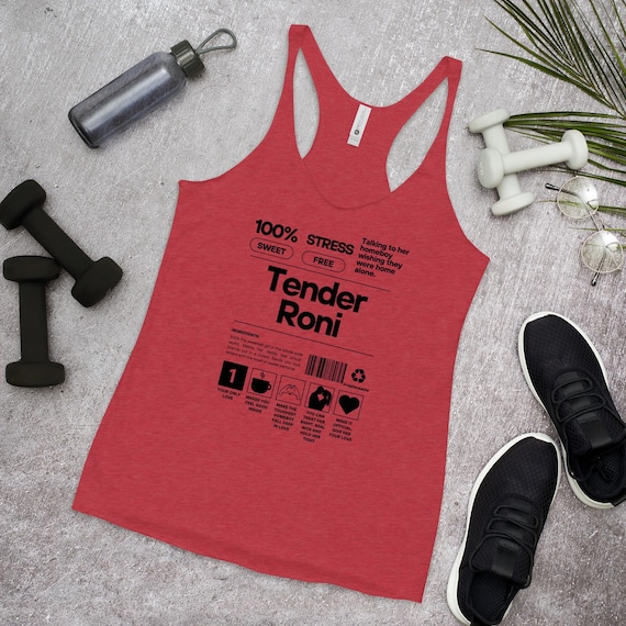 Women's Racerback Tank (Tender Roni)