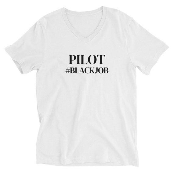 Unisex Short Sleeve V-Neck T-Shirt (PILOT)