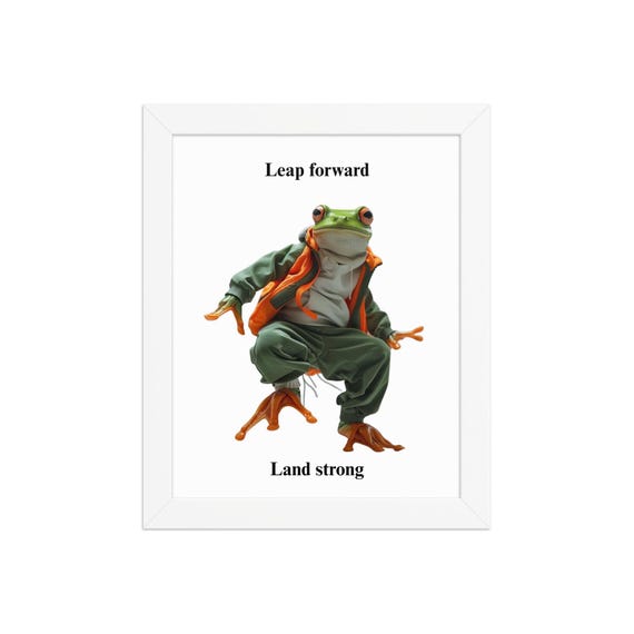 Framed poster (Frog)