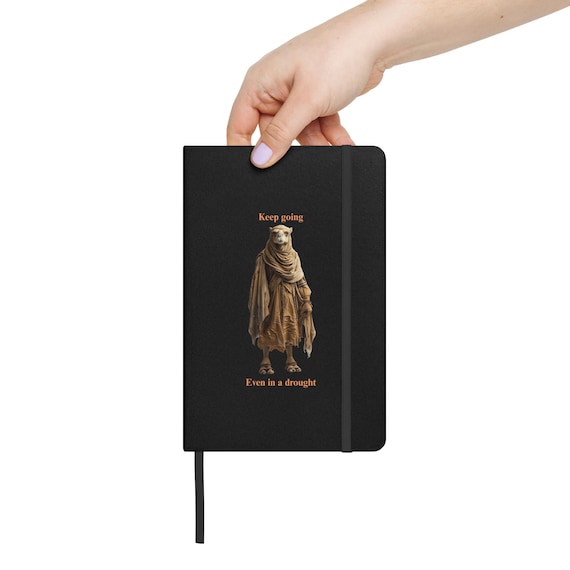 Hardcover bound notebook (Camel)