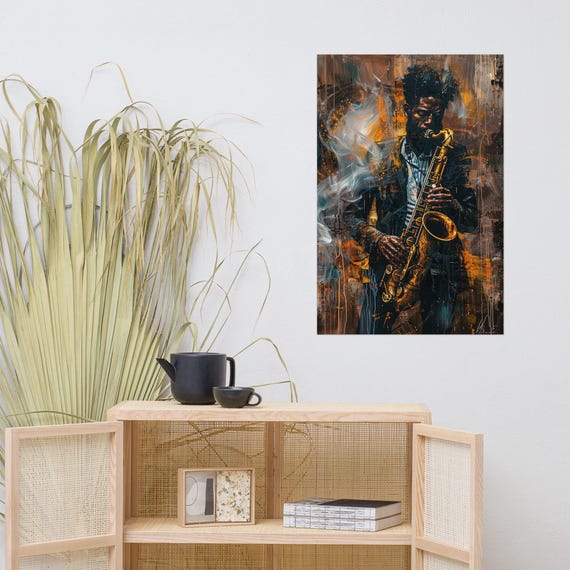 Black Art: Poster Print (The Saxiphonist)