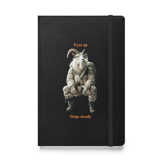 Hardcover bound notebook (Mountain Goat)