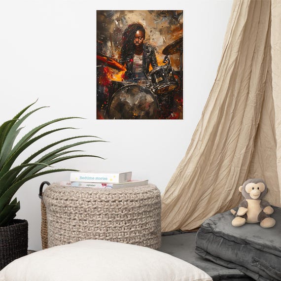 Black Art: Poster Print (The Drummer)