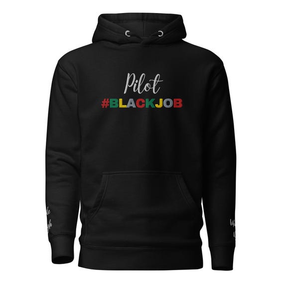 Unisex Hoodie (Pilot Black Job)