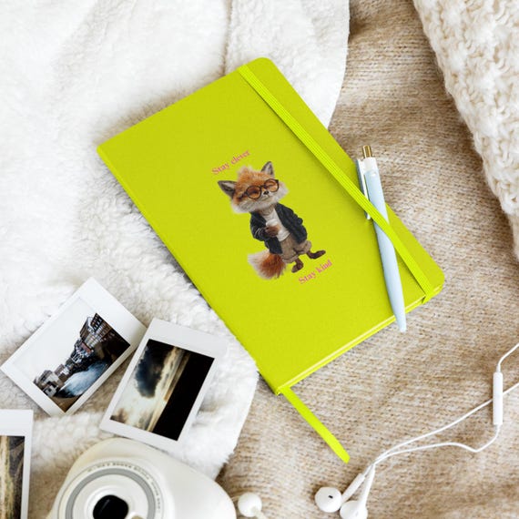 Hardcover bound notebook (Fox)