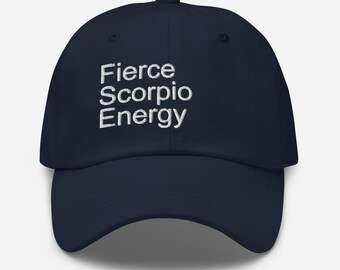 Dad hat (Fierce Scorpio Energy)