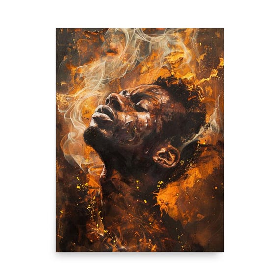 Black Art: Poster Print (The Thinker)