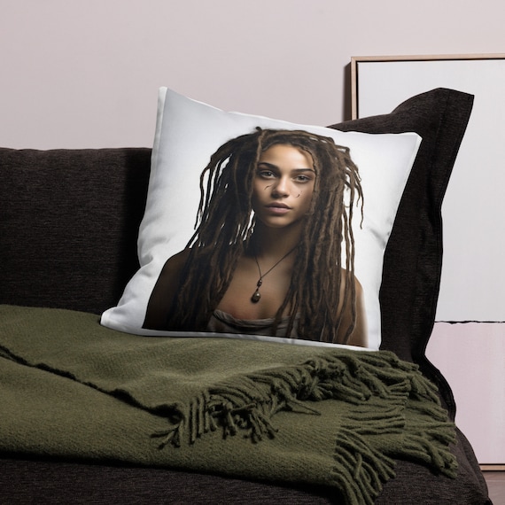 Premium Pillow, Black Art